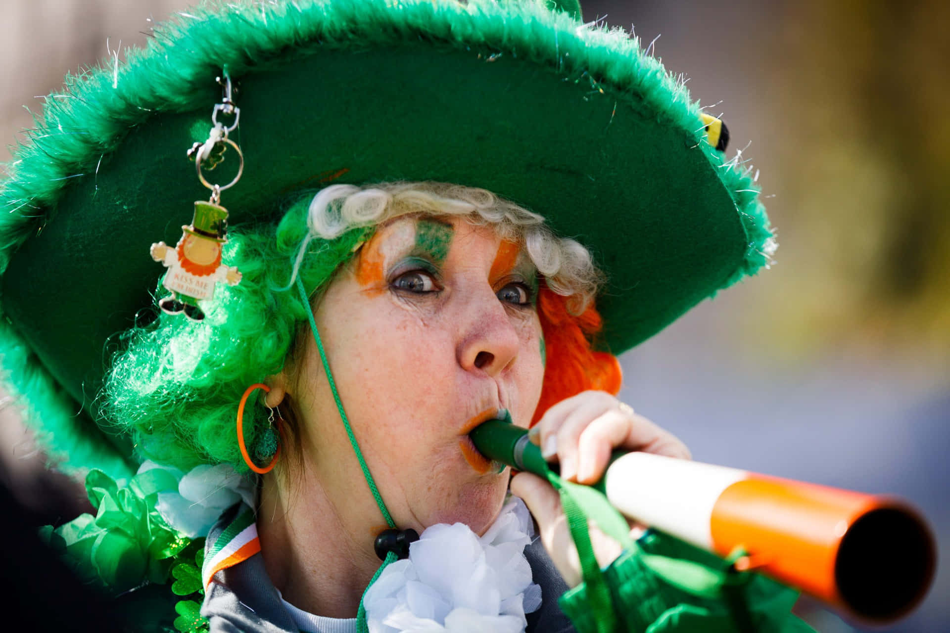 A Leprechaun Celebrating St. Patrick's Day