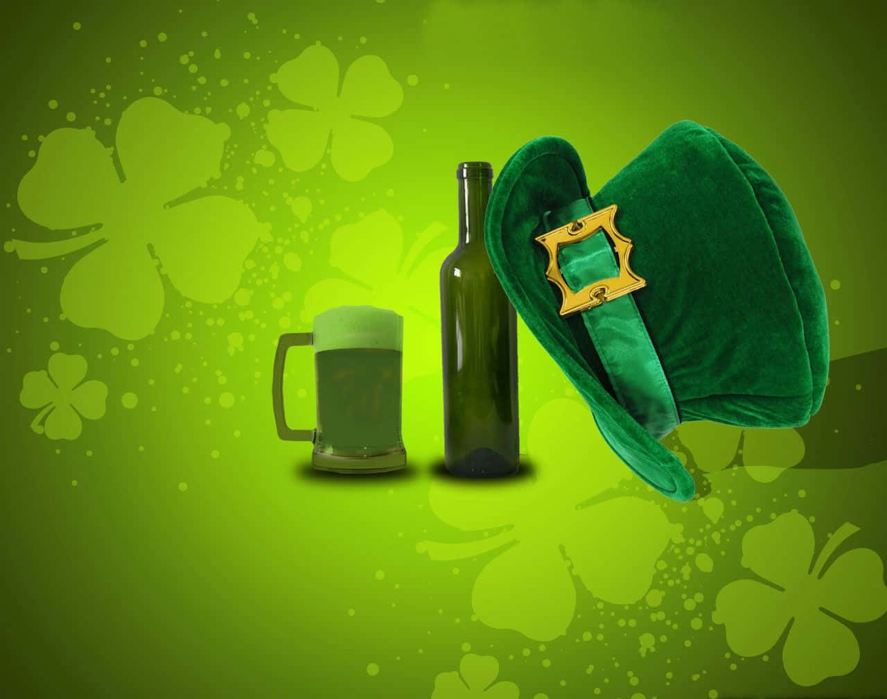 St. Patrick's Day Green Background