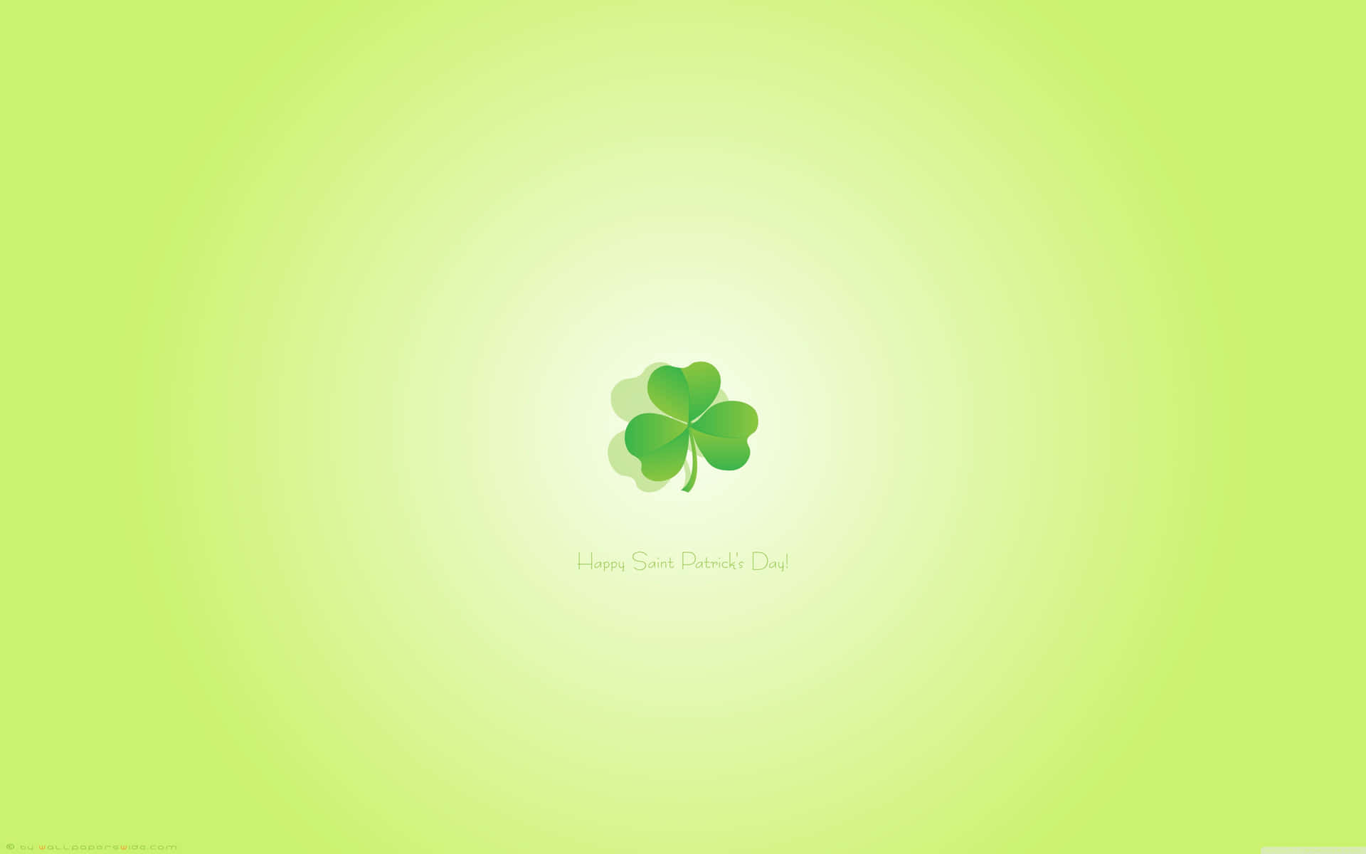 St. Patrick's Day Tiny Clover Background