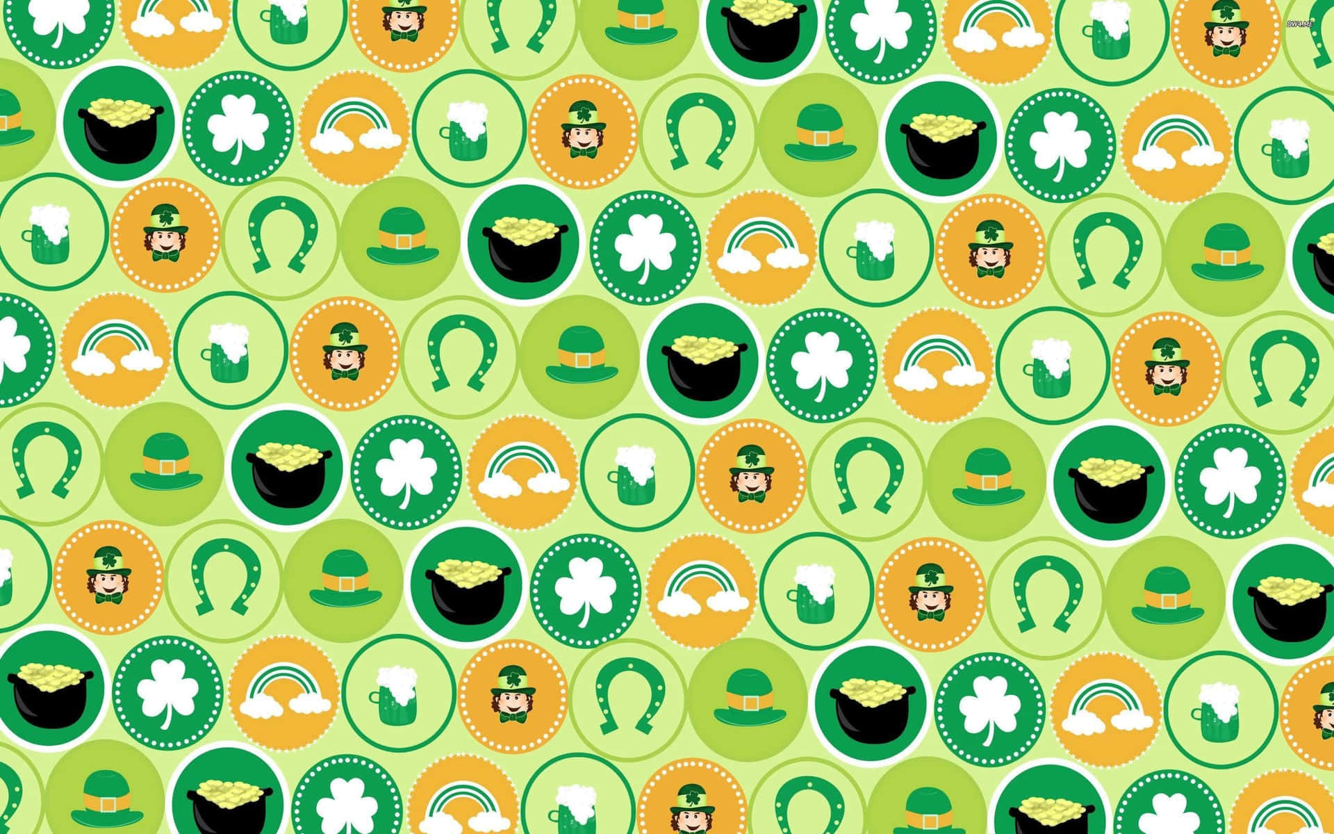 St. Patrick's Day Symbol Background