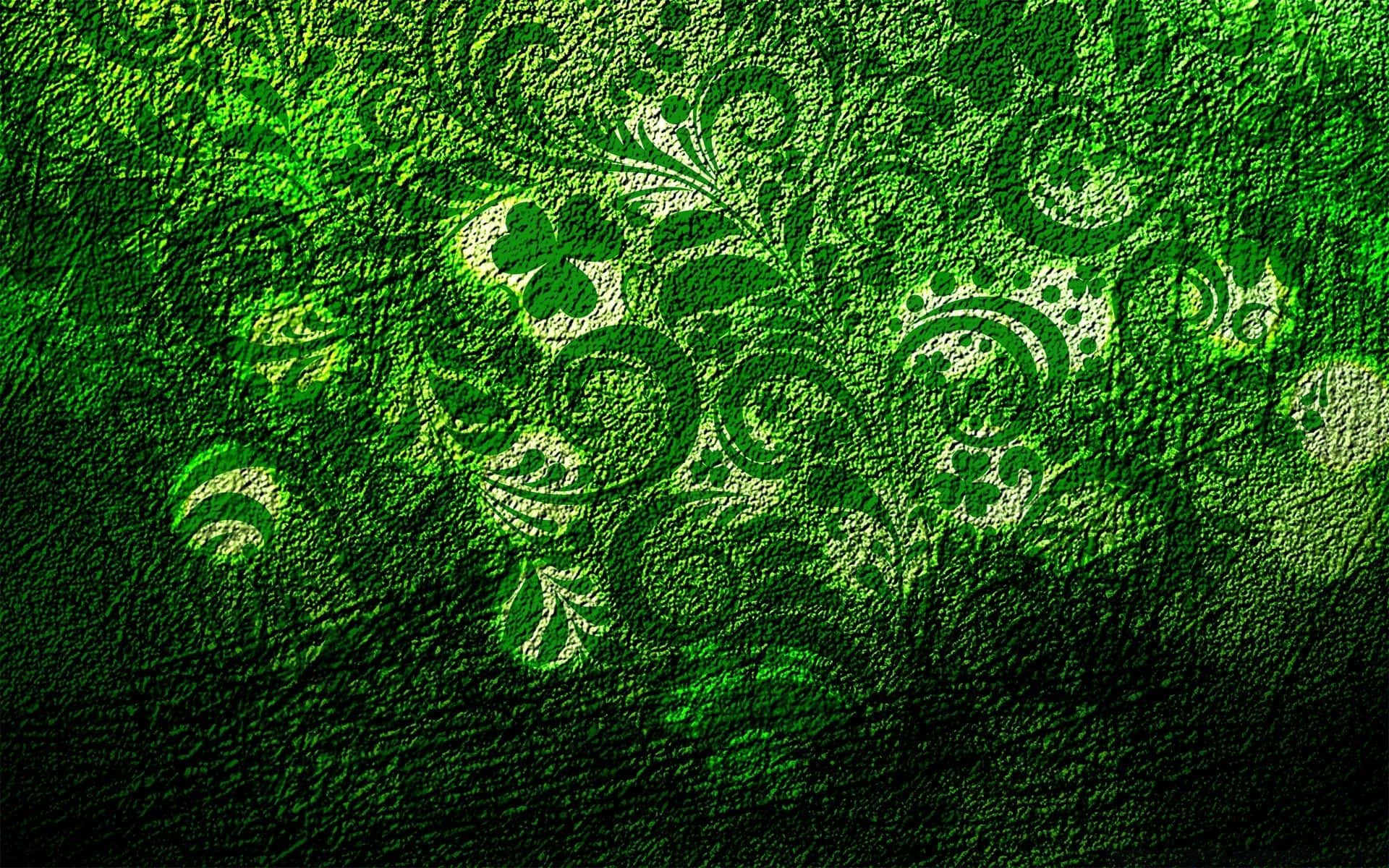 Floral Pattern St. Patrick's Day Background