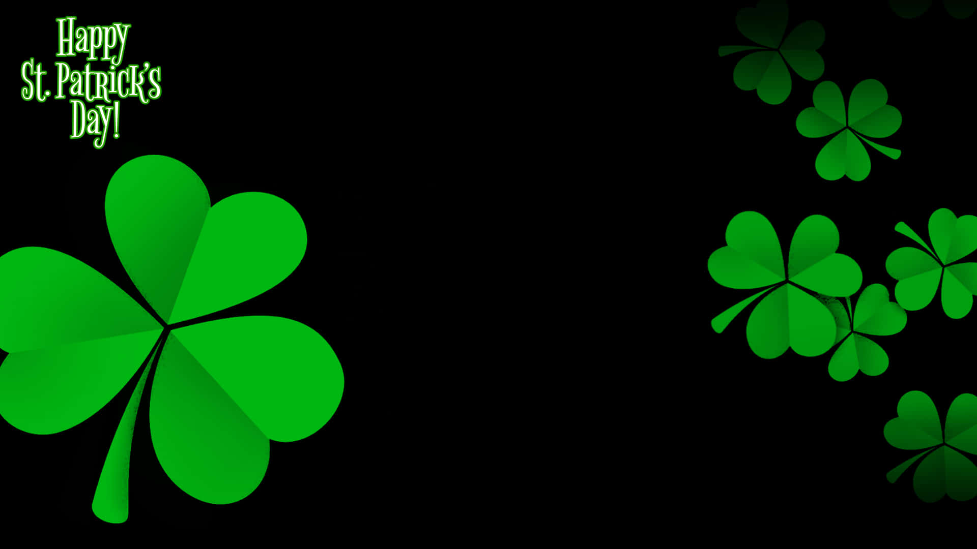 St Patrick's Day Shamrocks And Clover
