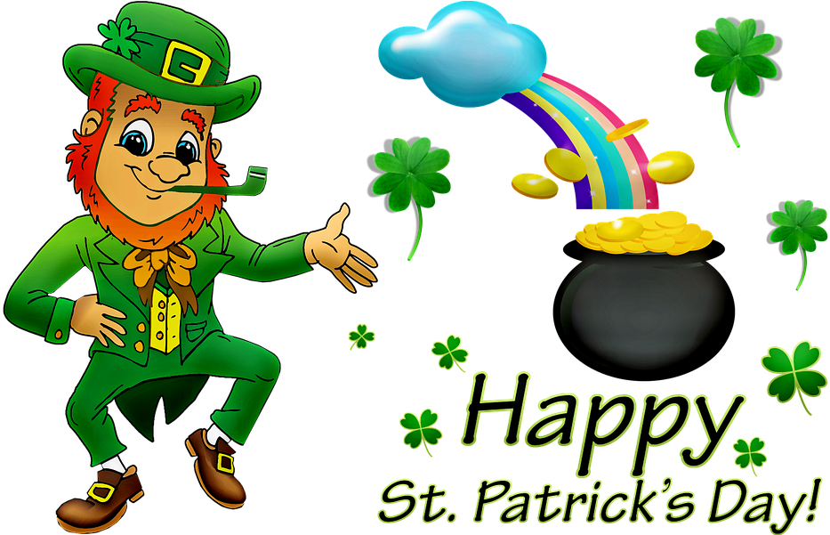 St Patricks Day Celebration Illustration PNG