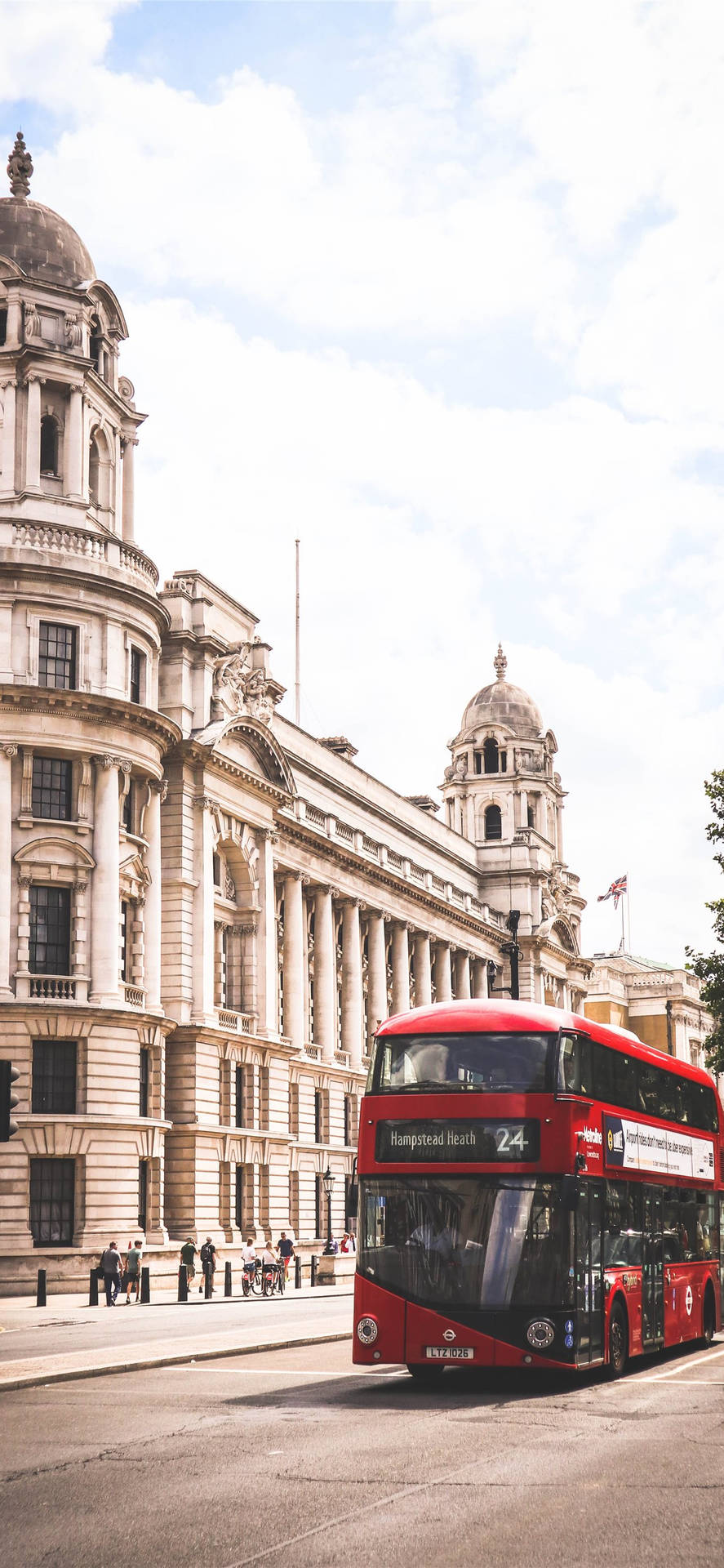 St Paul Cathedral Phone Red Bus Wallpaper