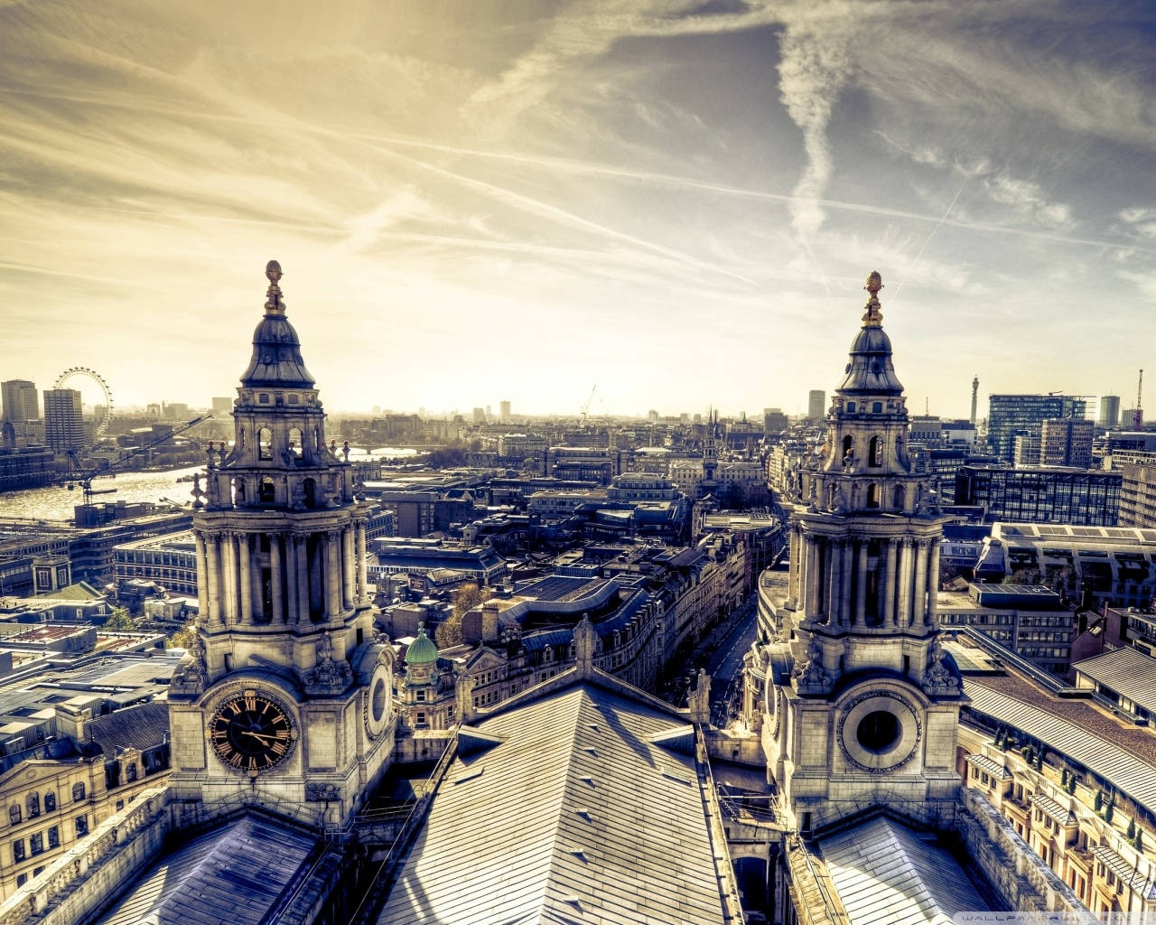 St Paul Cathedral Two Towers Wallpaper