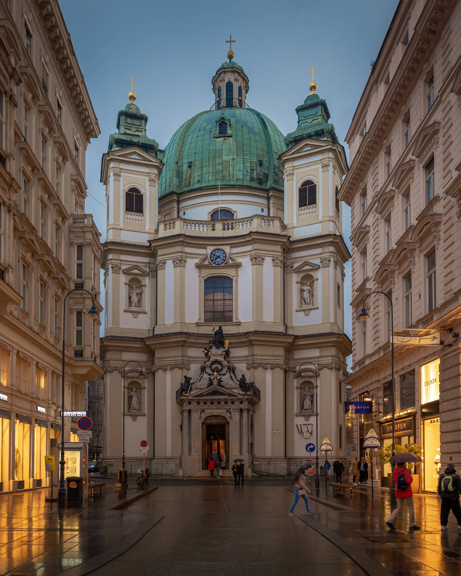 Iglesiade San Pedro En Austria Fondo de pantalla