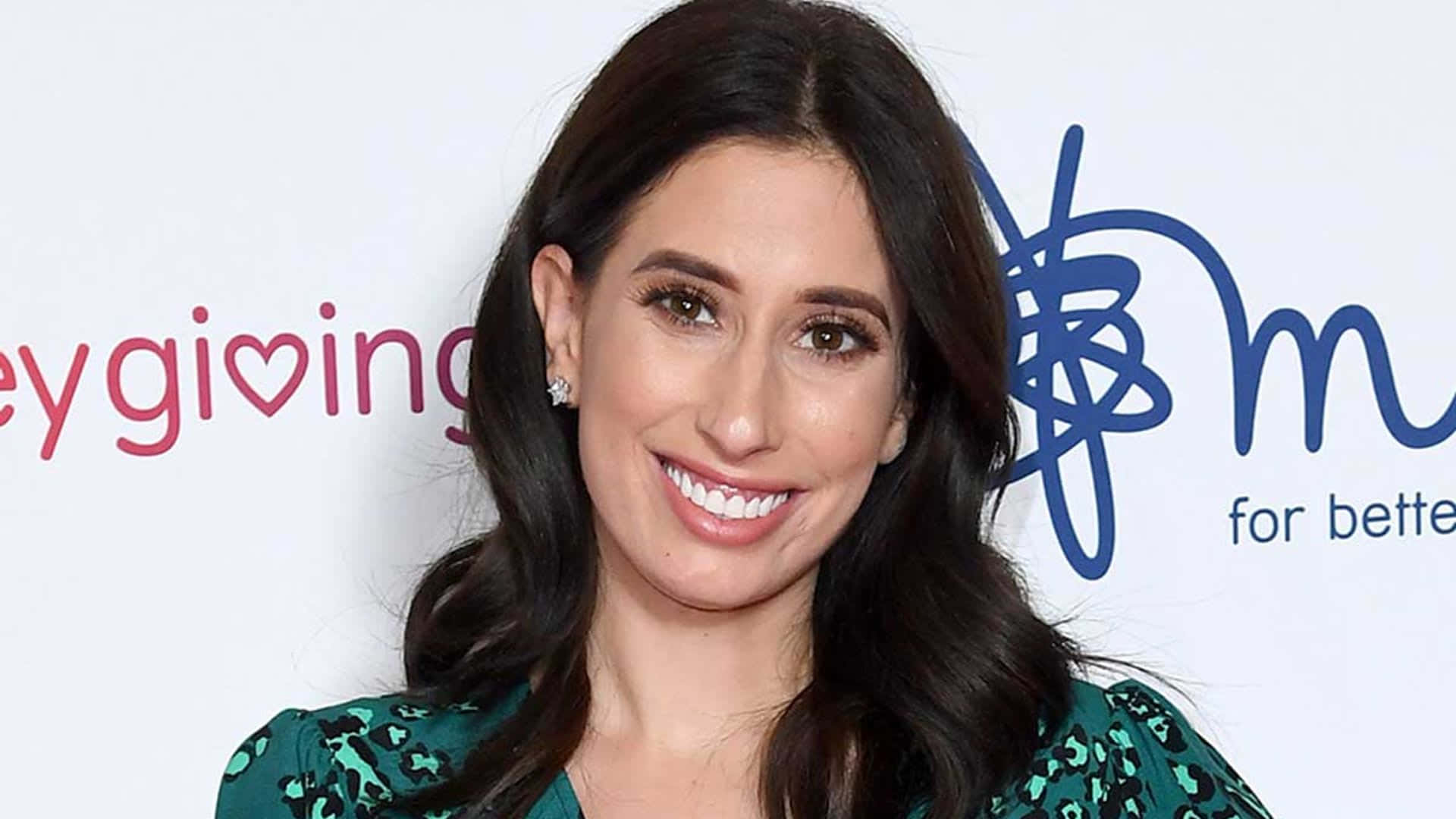 Stacey Solomon Charity Event Smile Wallpaper