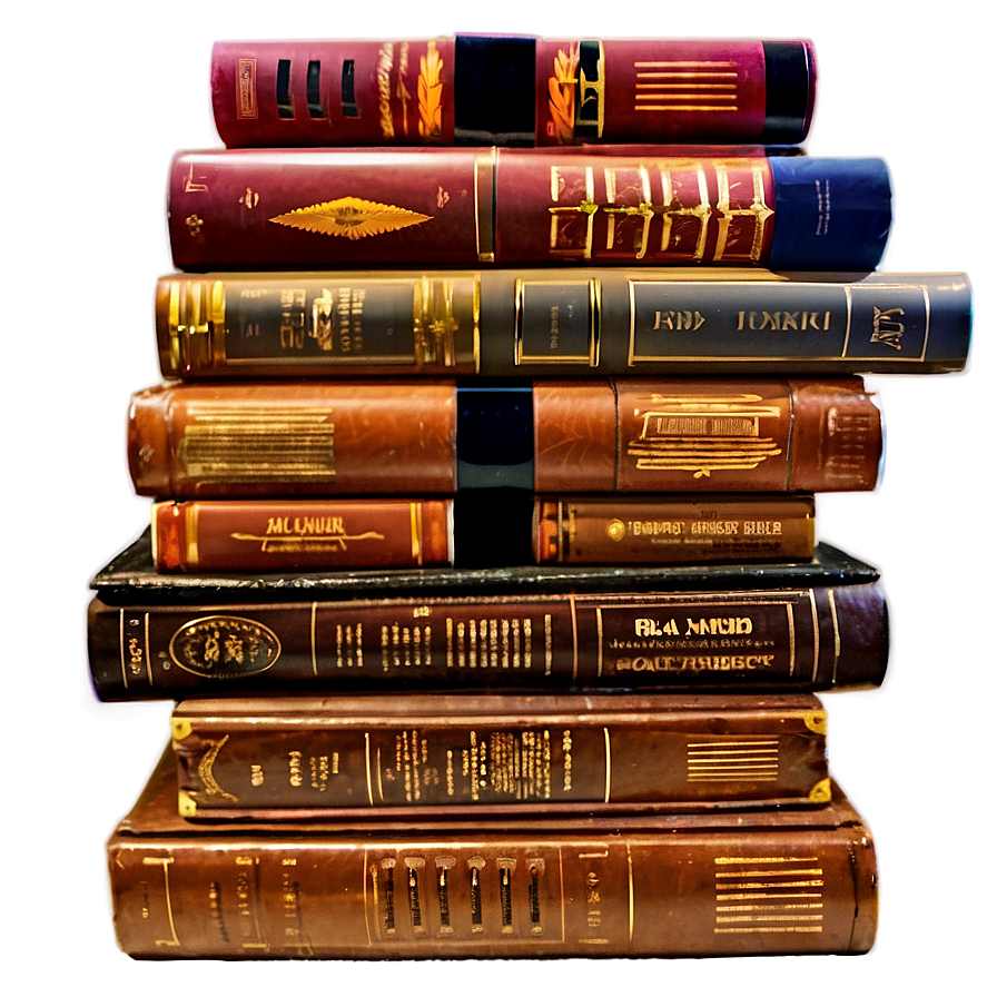 Stack Of Biographies Png 83 PNG