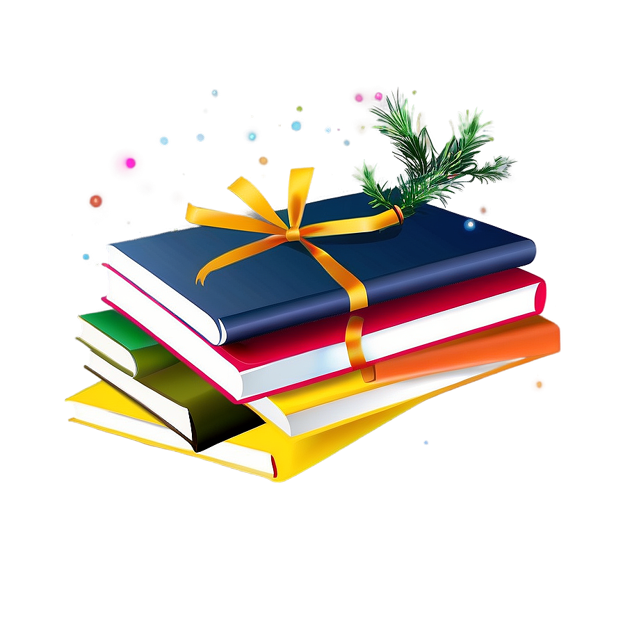 Stack Of Books As Presents Png 37 PNG