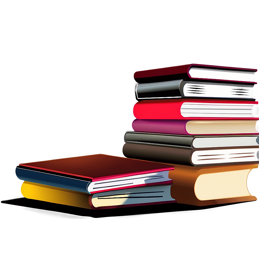 Stack Of Books Vector Png 84 PNG