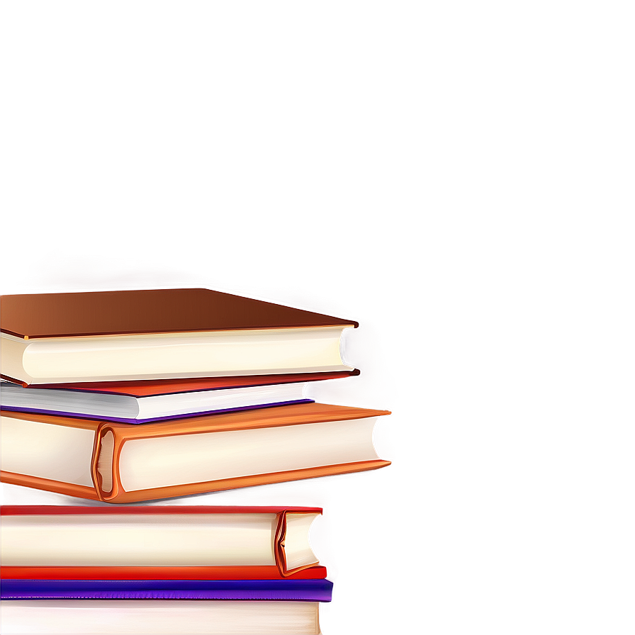 Stack Of Books Vector Png 95 PNG