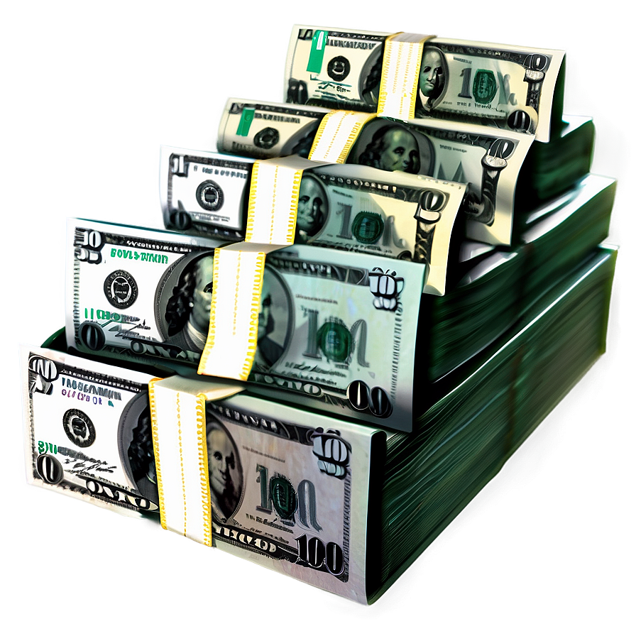 Stack Of Dollar Bills Png Opn56 PNG