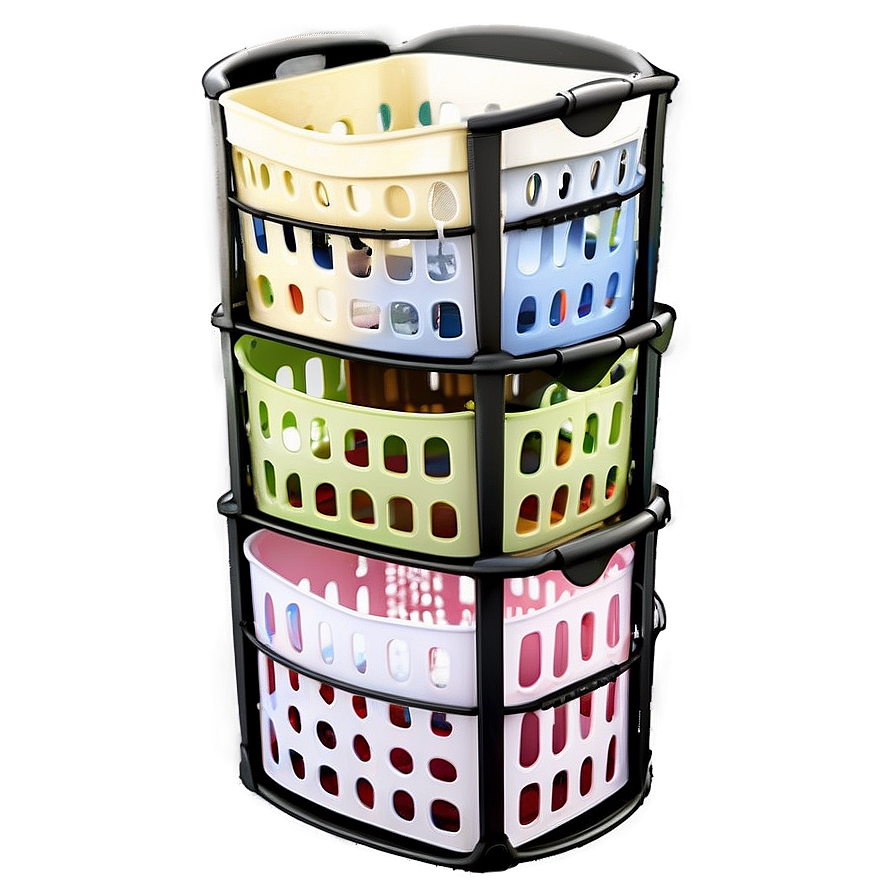 Stackable Laundry Basket Organizer Png 70 PNG