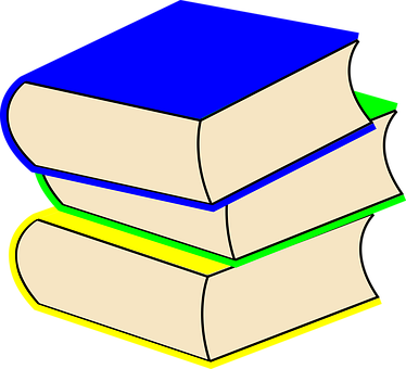 Stacked Books Clipart PNG