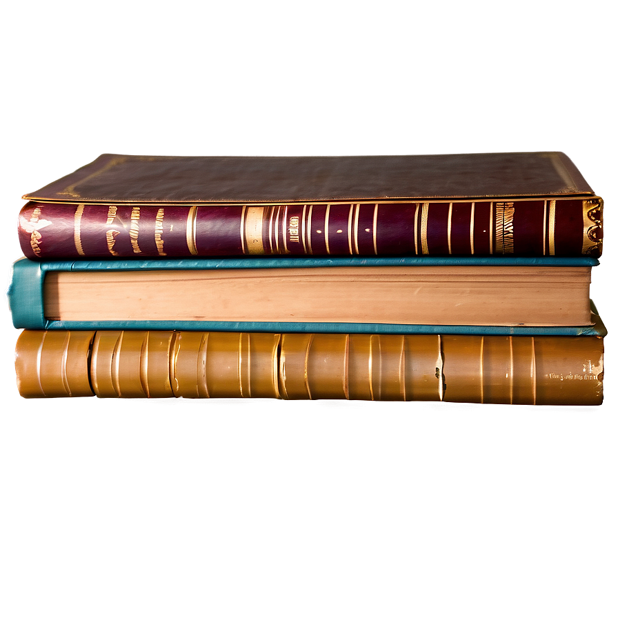 Stacked Books D PNG