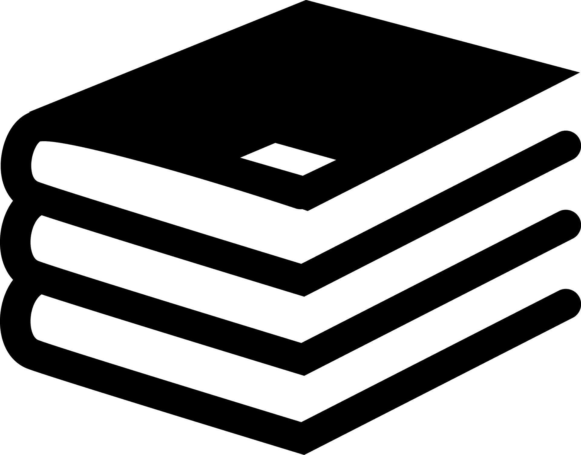 Stacked Books Icon PNG