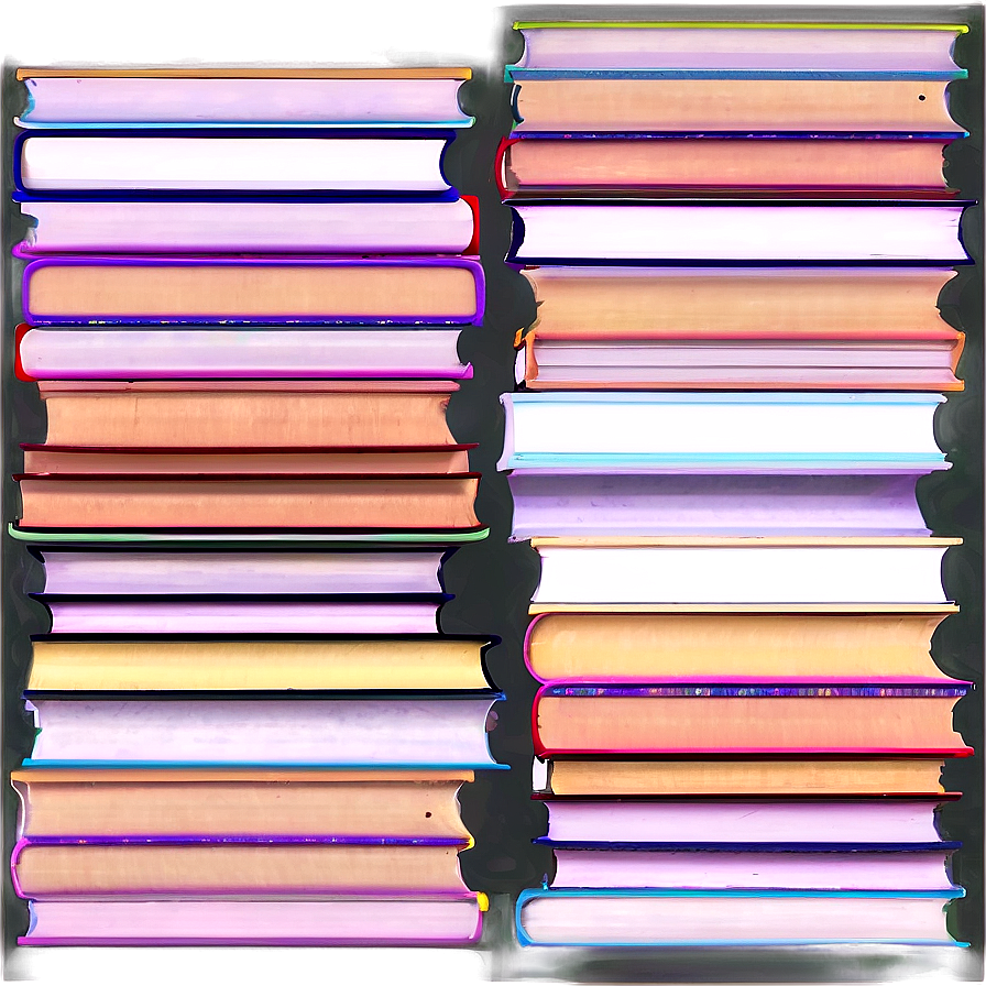 Stacked Business Books Png Tie PNG