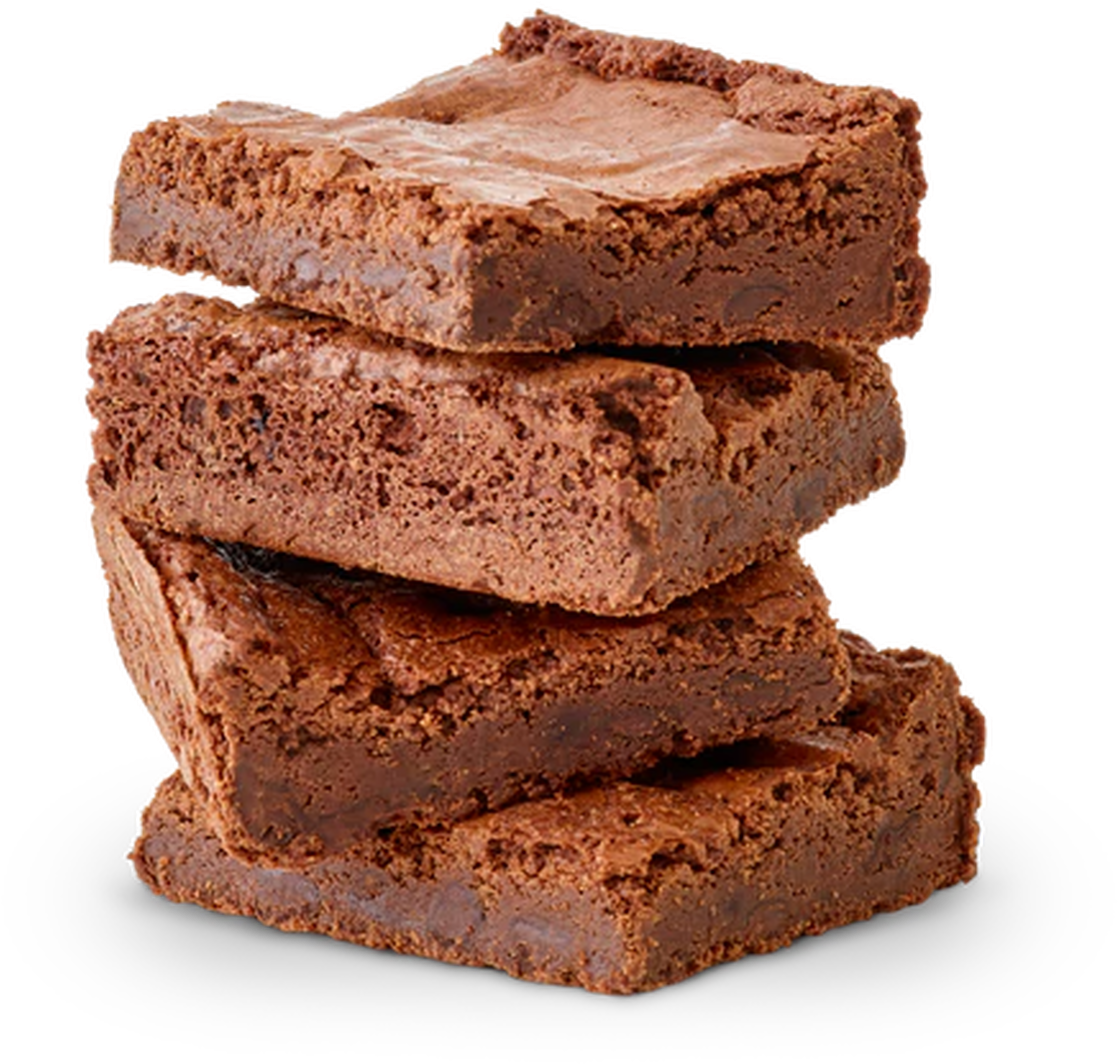 Stacked Chocolate Brownies PNG