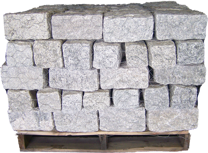 Stacked Cobblestone Pallet PNG