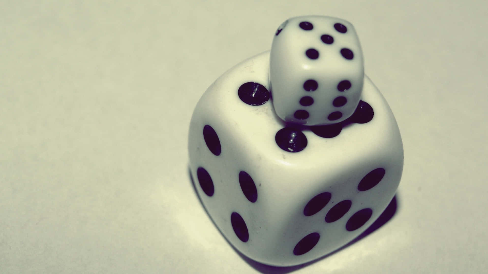Stacked Dice Monochrome Wallpaper