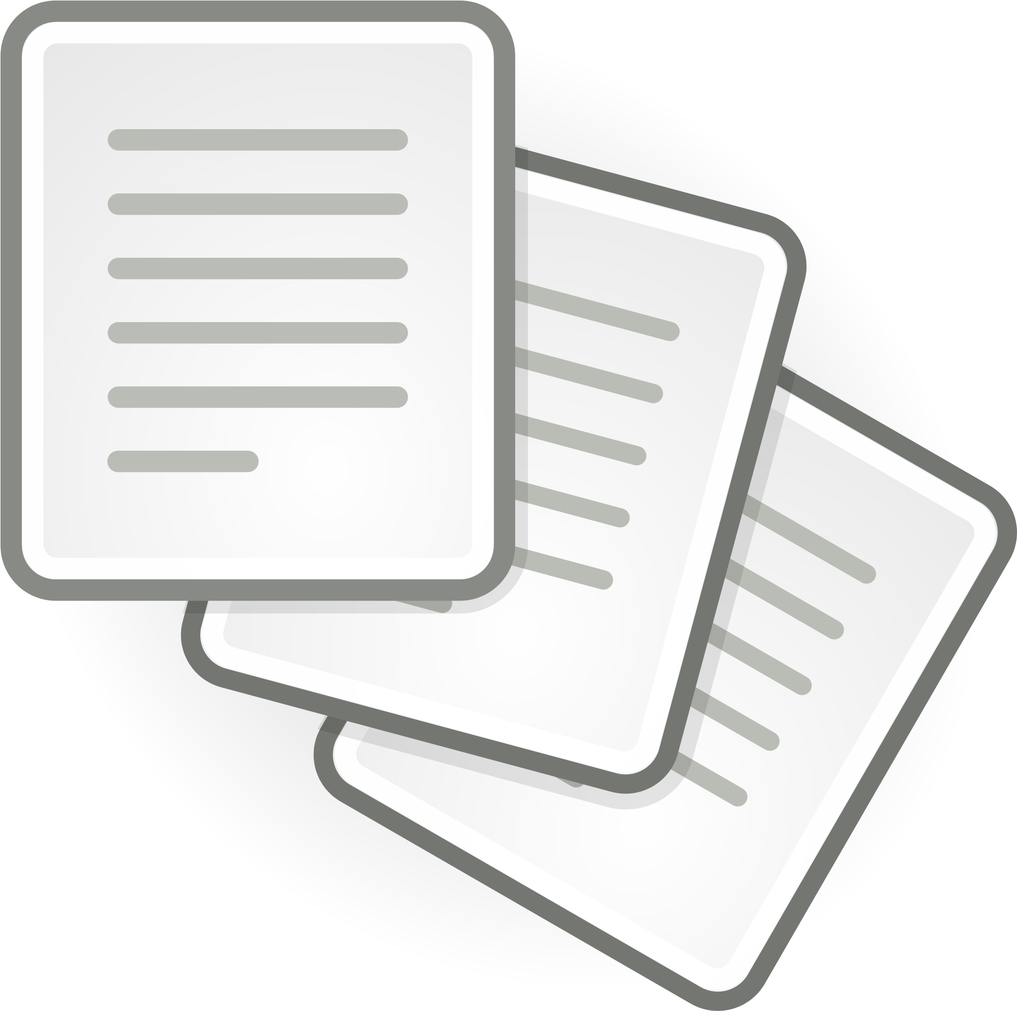Stacked Documents Icon PNG