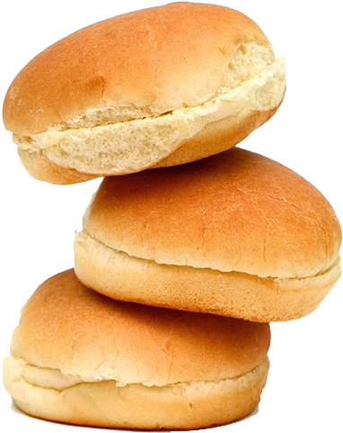 Stacked Fresh Buns Isolated PNG
