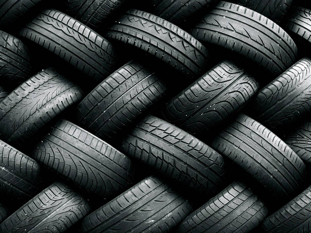 Stacked Goodyear Tires Wallpaper