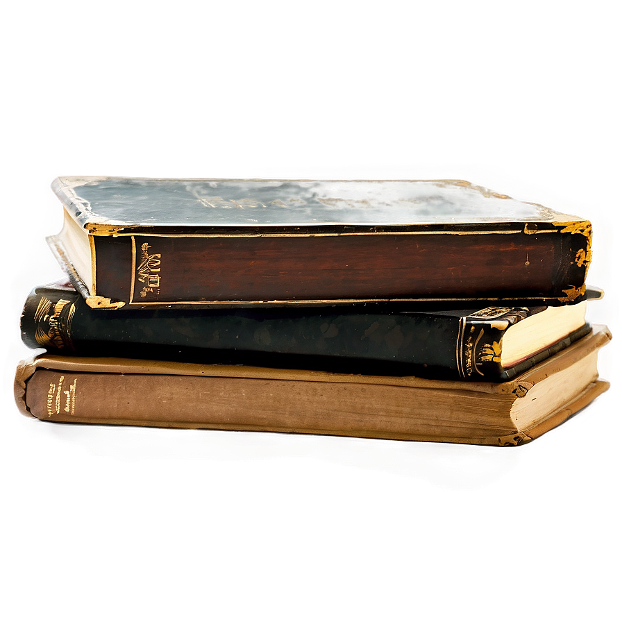 Stacked Old Books Png Rlg18 PNG