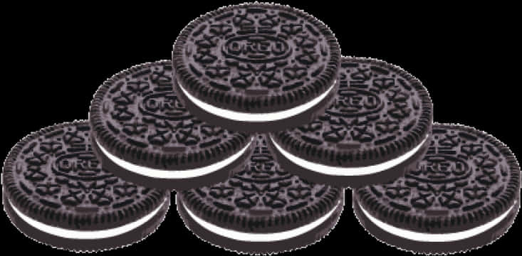 Stacked Oreo Cookies PNG