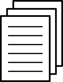 Stacked Papers Icon PNG