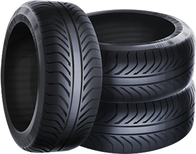 Stacked Performance Tires PNG