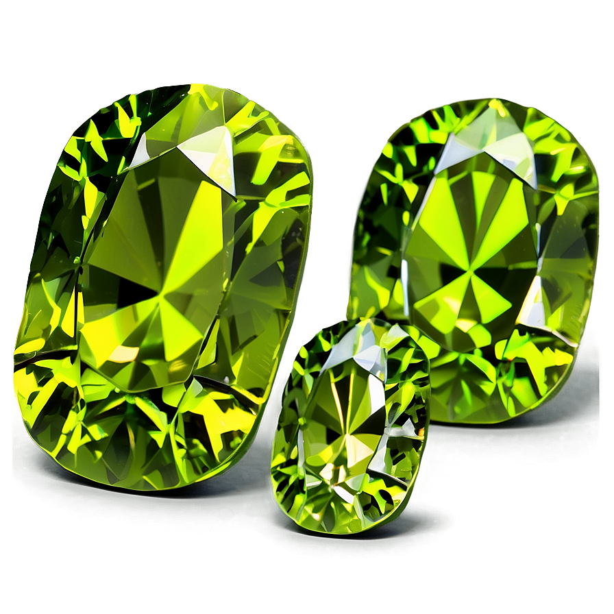 Stacked Peridot Stones Png Mqq PNG