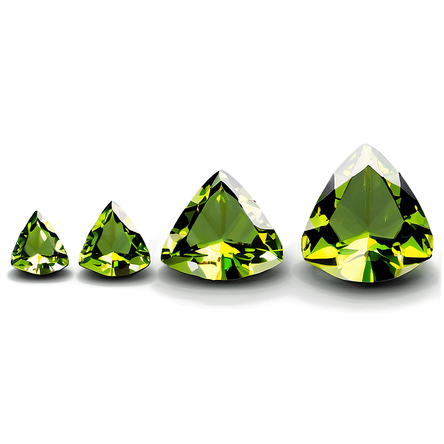 Stacked Peridot Stones Png Xxg67 PNG