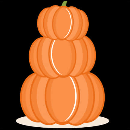 Stacked Pumpkins Graphic PNG