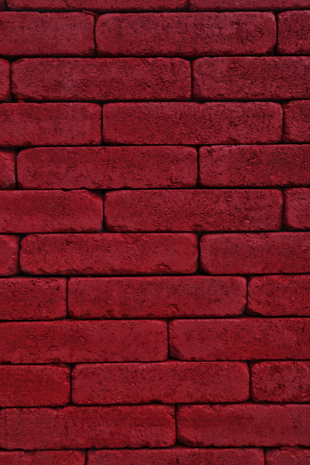 Stacked Red Bricks Wallpaper