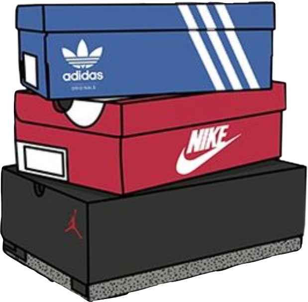 Stacked Sneaker Boxes Nike Featured PNG