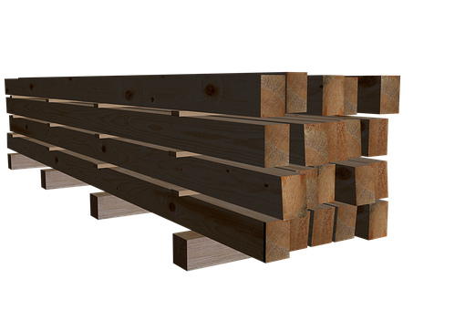 Stacked Wooden Planks Texture PNG