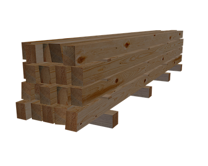 Stacked Wooden Plankson Pallet PNG