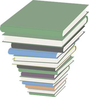 Stackof Books Graphic PNG