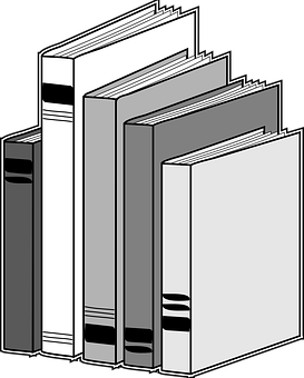 Stackof Books Vector Illustration PNG