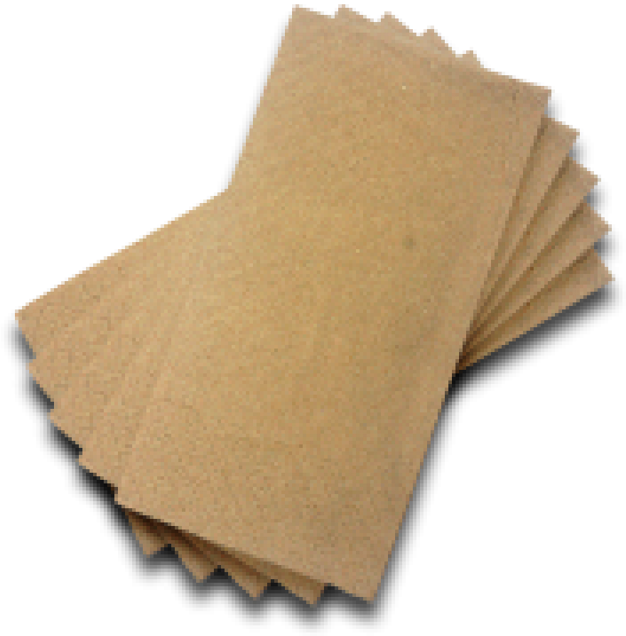 Stackof Brown Napkinson Table PNG
