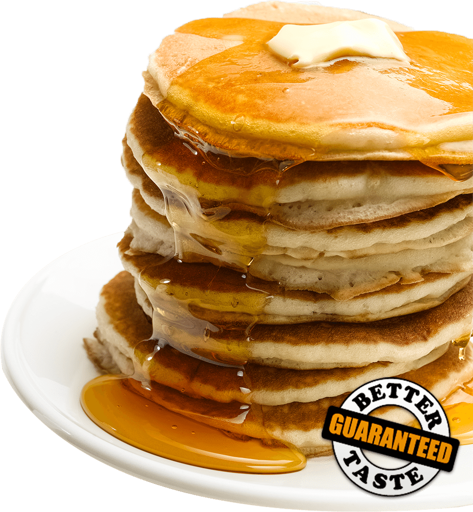 Stackof Pancakeswith Syrupand Butter.png PNG