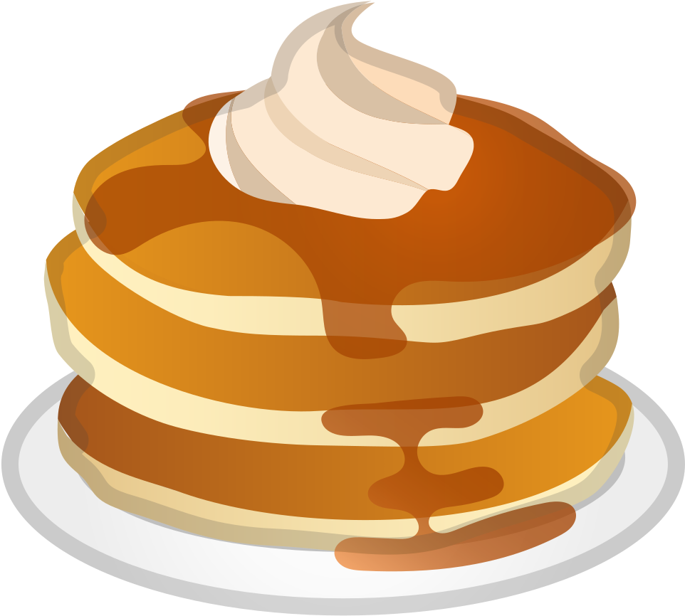 Stackof Pancakeswith Syrupand Whipped Cream.png PNG