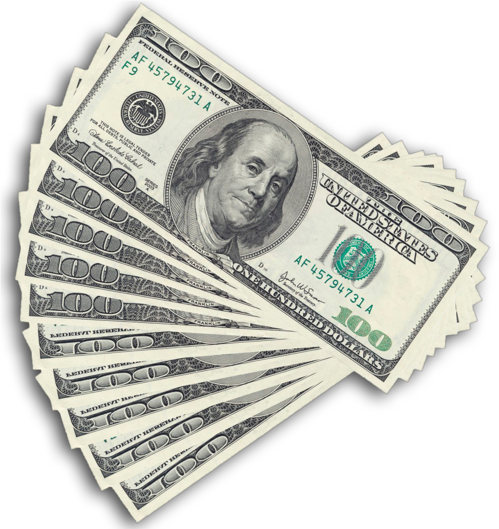 Stackof100 Dollar Bills PNG