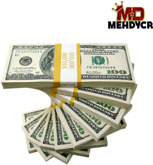 Stackof100 Dollar Bills PNG