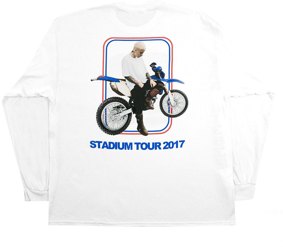 Stadium Tour2017 Motorcycle Long Sleeve Shirt PNG