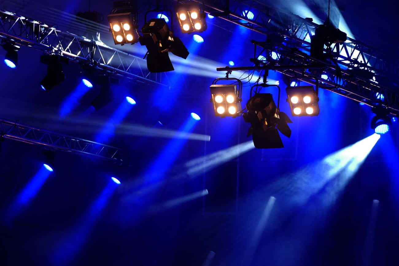 Stage Lighting At A Concert