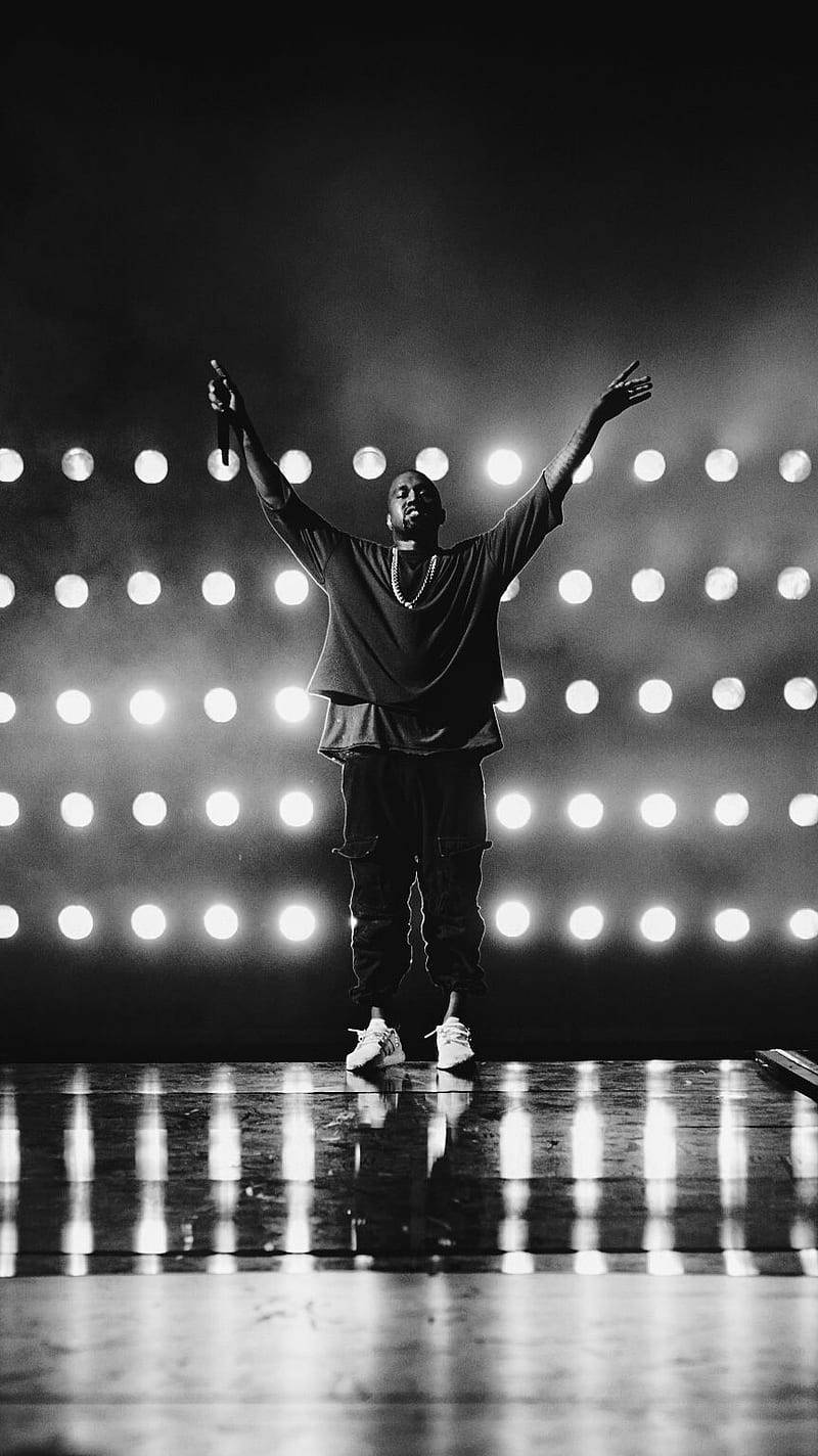 Stage Lights Kanye West Android Wallpaper
