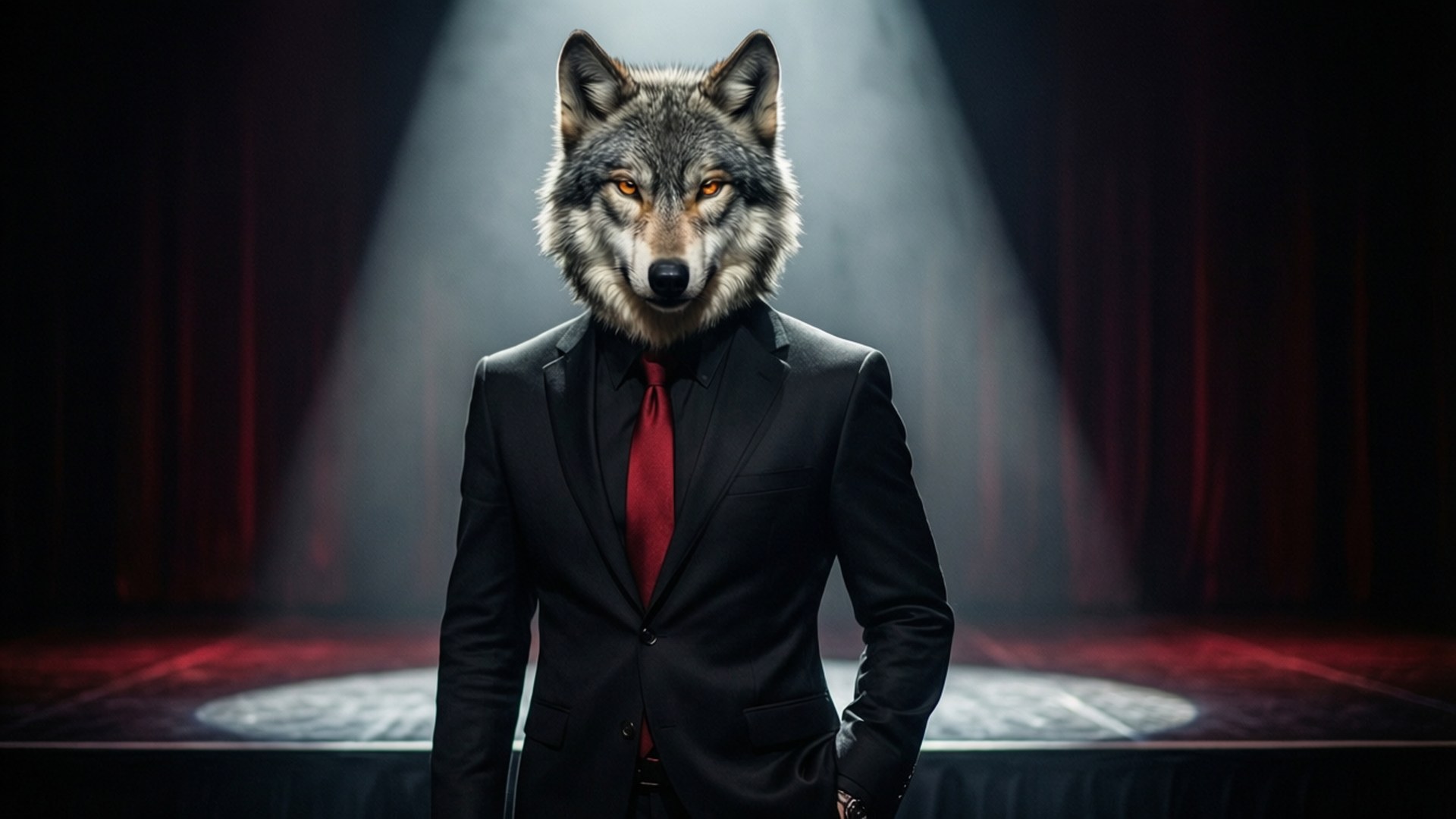 Stage Presence Dramatic Wallpaper