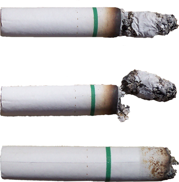 Stagesof Burnt Cigarette PNG